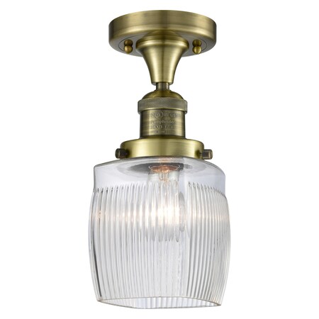 Innovations Lighting One Light Flush Mount 517-1CH-AB-G302